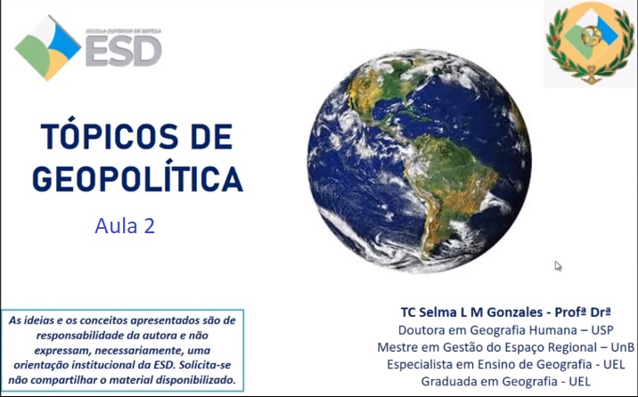 Geopolítica - Aula 2A - TC Selma