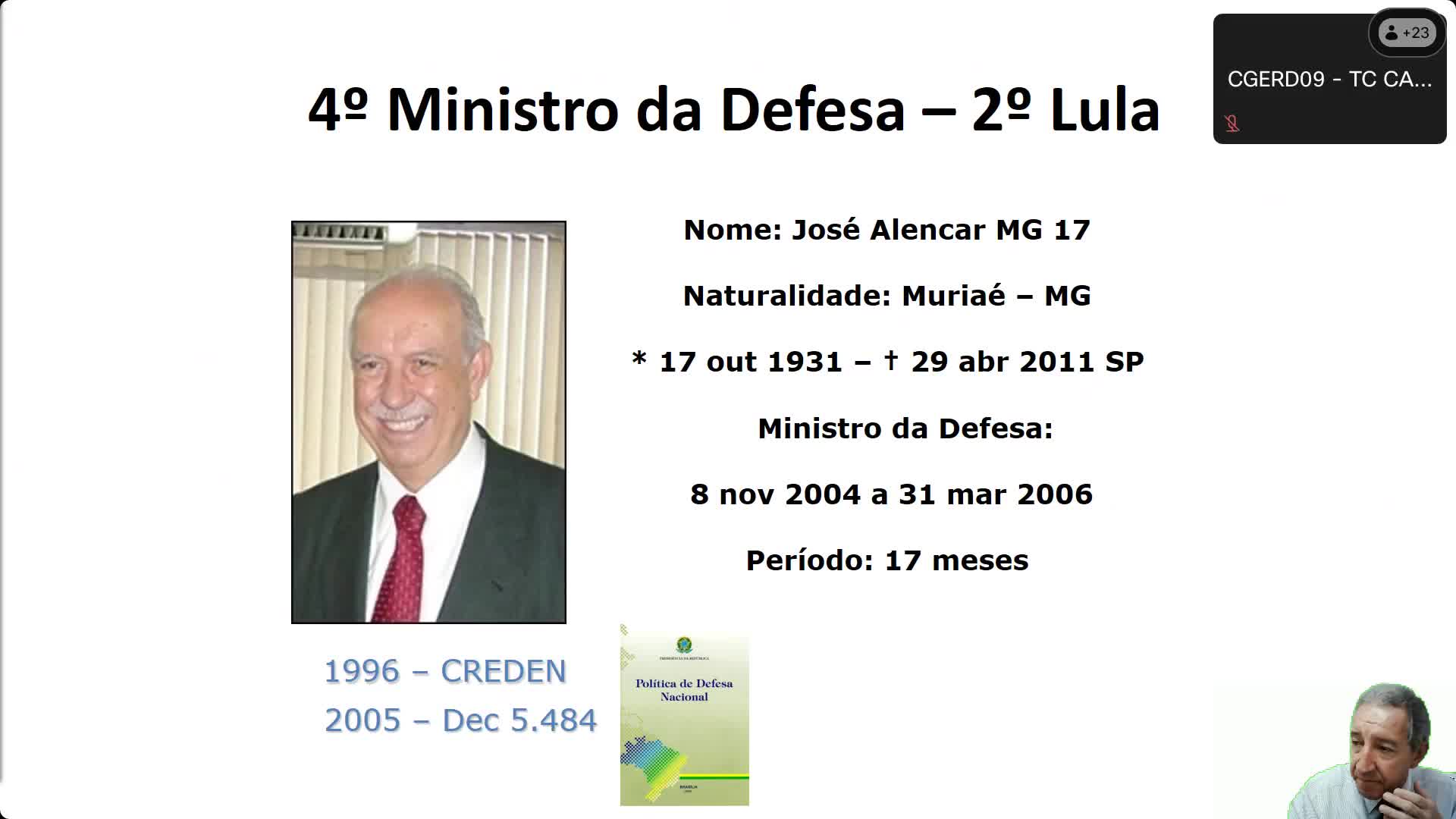 Aula Remota do CGERD  13 03 2024 - CMG Raposo - Parte 2