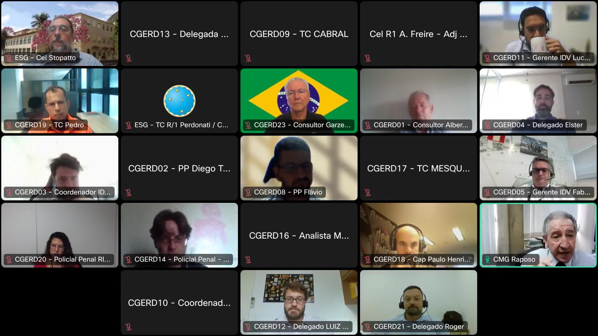 Aula Remota do CGERD  13 03 2024 - CMG Raposo - Parte 3 - Debates