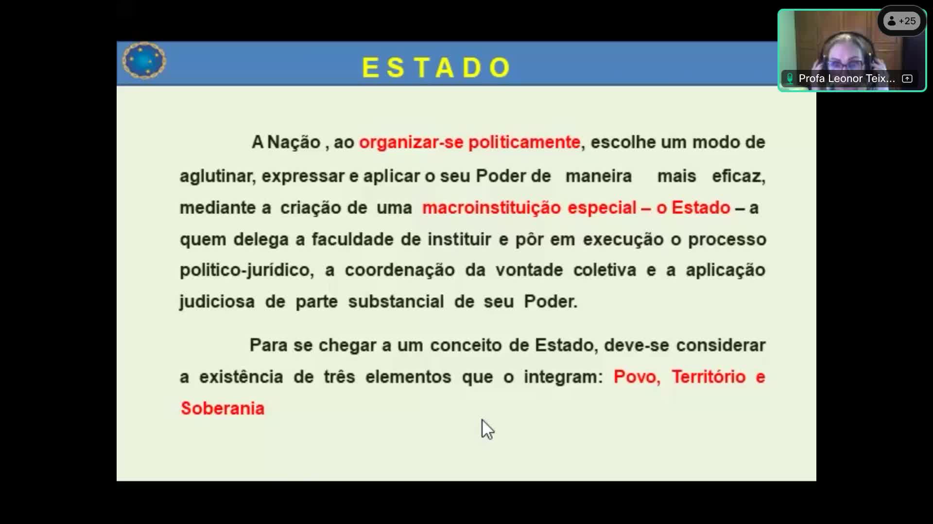 Aula Remota do CGERD  Professora Leonor 28 05 2024 Parte 1
