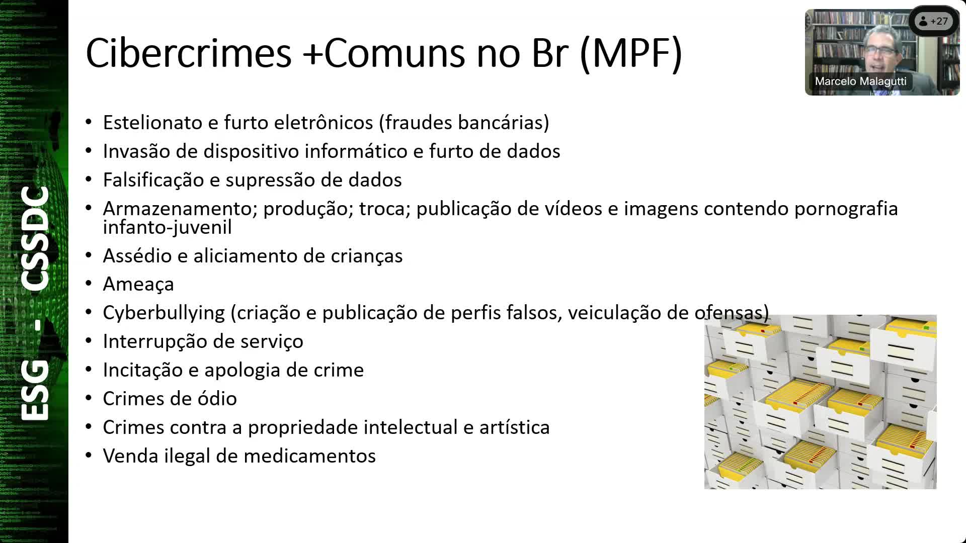 Atores Cibernéticos Maliciosos e Tipos de Ameaça - Prof Malagutti -  Parte 1