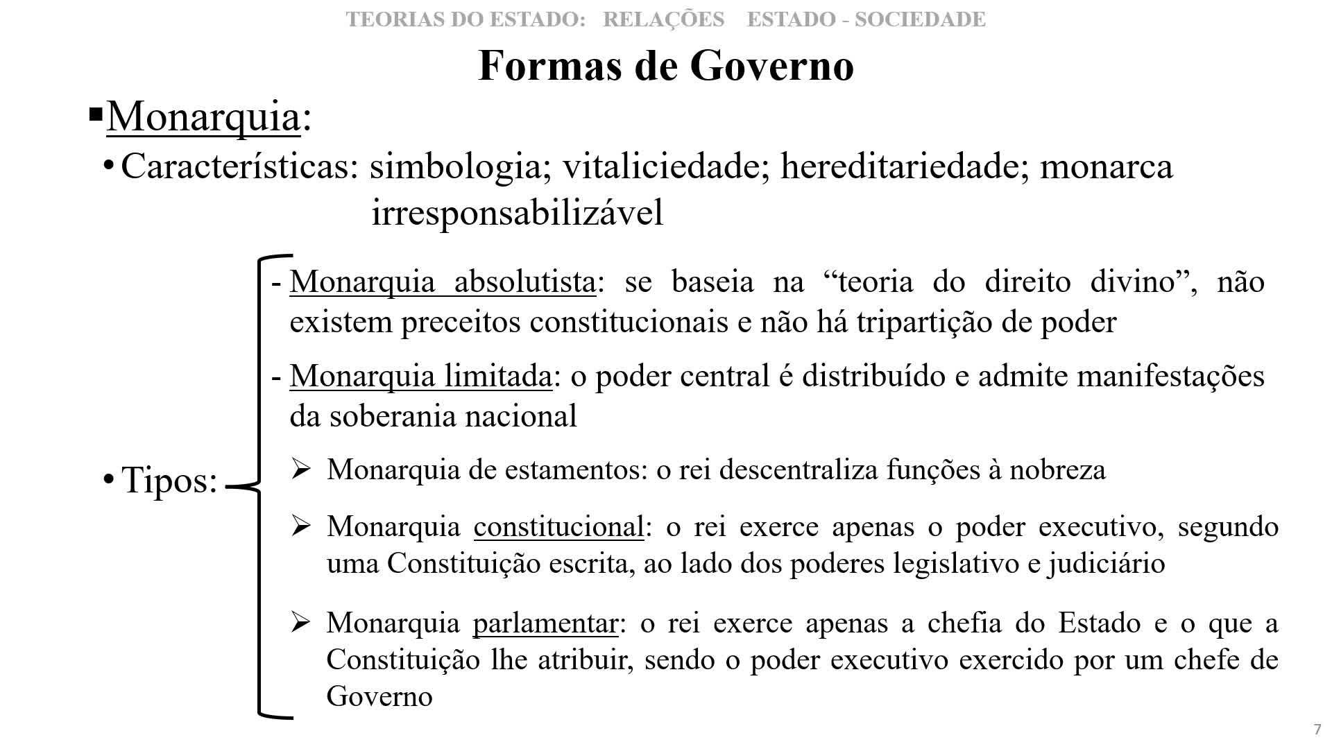Videoaula Teorias do Estado - Relações Estado-Sociedade- Cel Osvaldo
